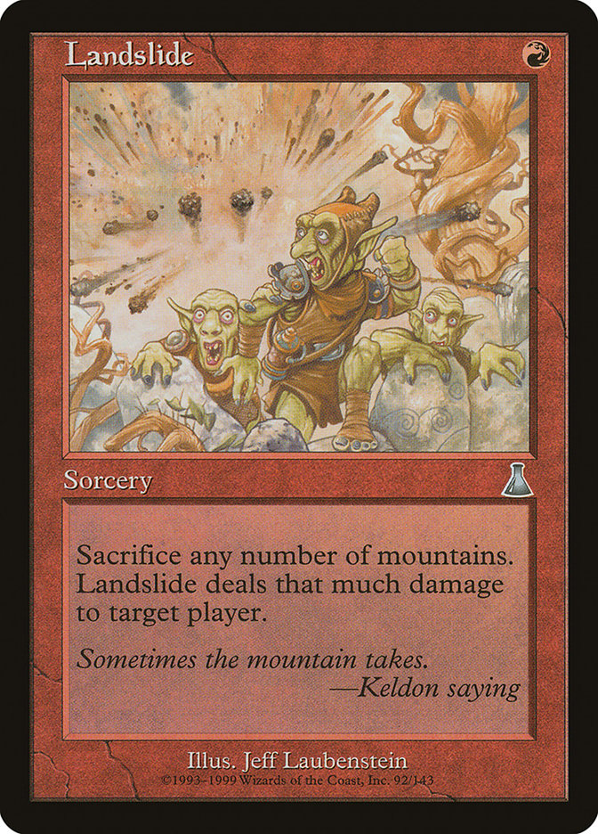 Landslide [Urza's Destiny] MTG Single Magic: The Gathering    | Red Claw Gaming