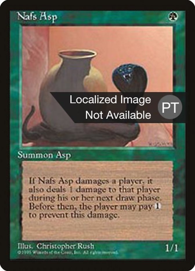 Nafs Asp [Fourth Edition (Foreign Black Border)] MTG Single Magic: The Gathering    | Red Claw Gaming