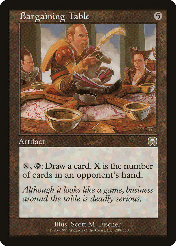 Bargaining Table [Mercadian Masques] MTG Single Magic: The Gathering    | Red Claw Gaming