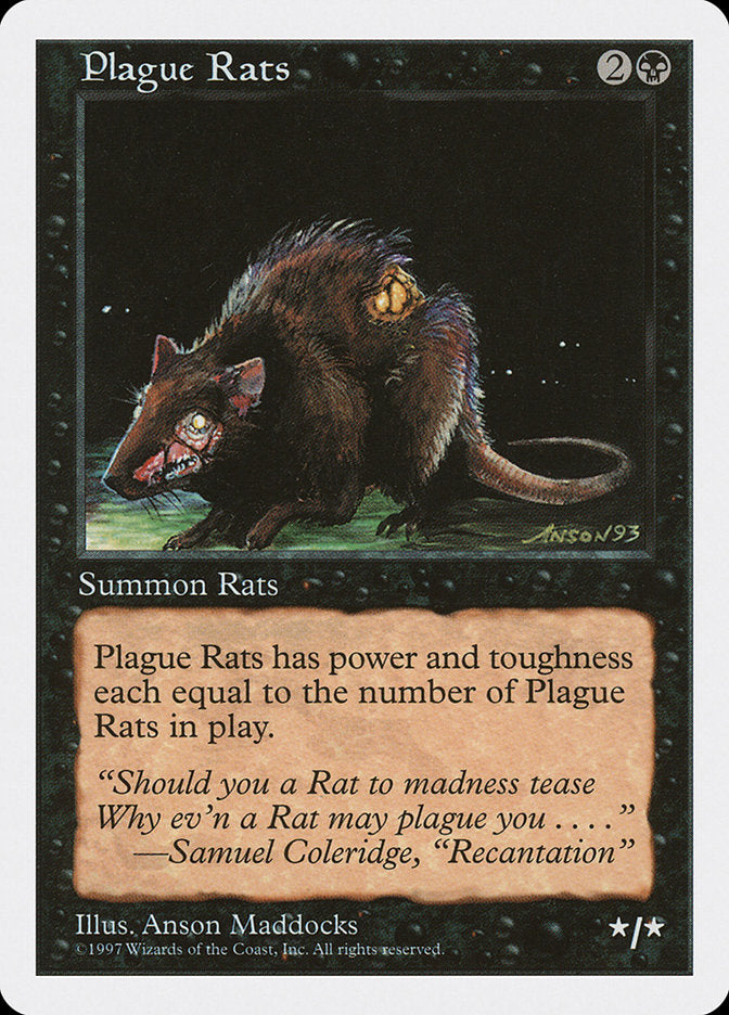 Plague Rats [Fifth Edition] MTG Single Magic: The Gathering    | Red Claw Gaming