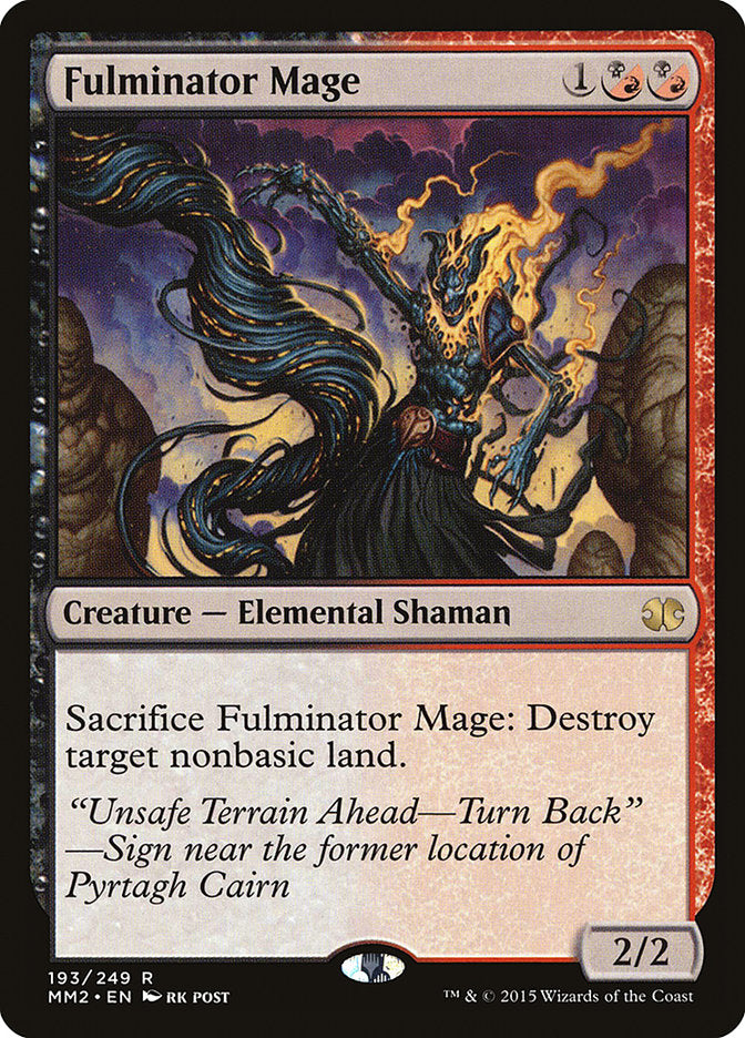 Fulminator Mage [Modern Masters 2015] MTG Single Magic: The Gathering    | Red Claw Gaming