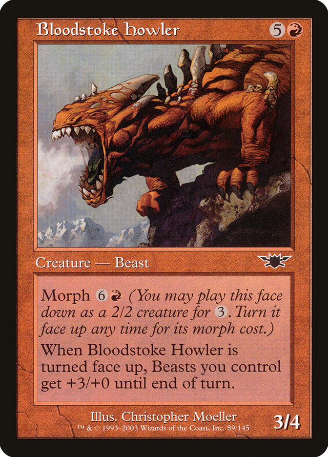 Bloodstoke Howler [Legions] MTG Single Magic: The Gathering    | Red Claw Gaming