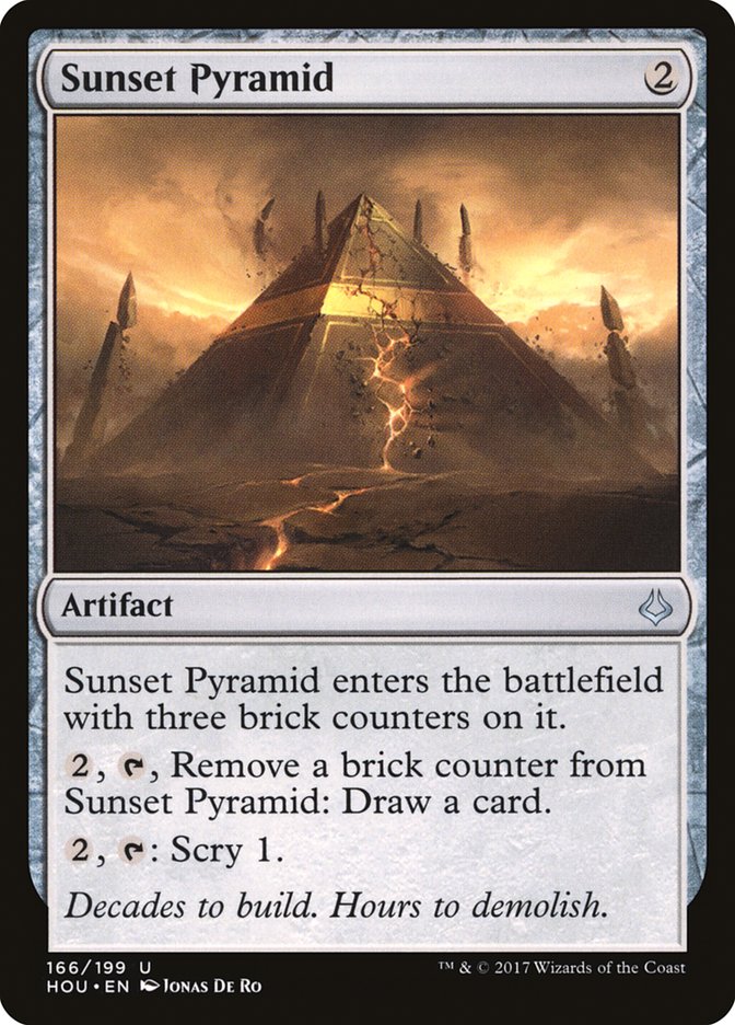 Sunset Pyramid [Hour of Devastation] MTG Single Magic: The Gathering    | Red Claw Gaming