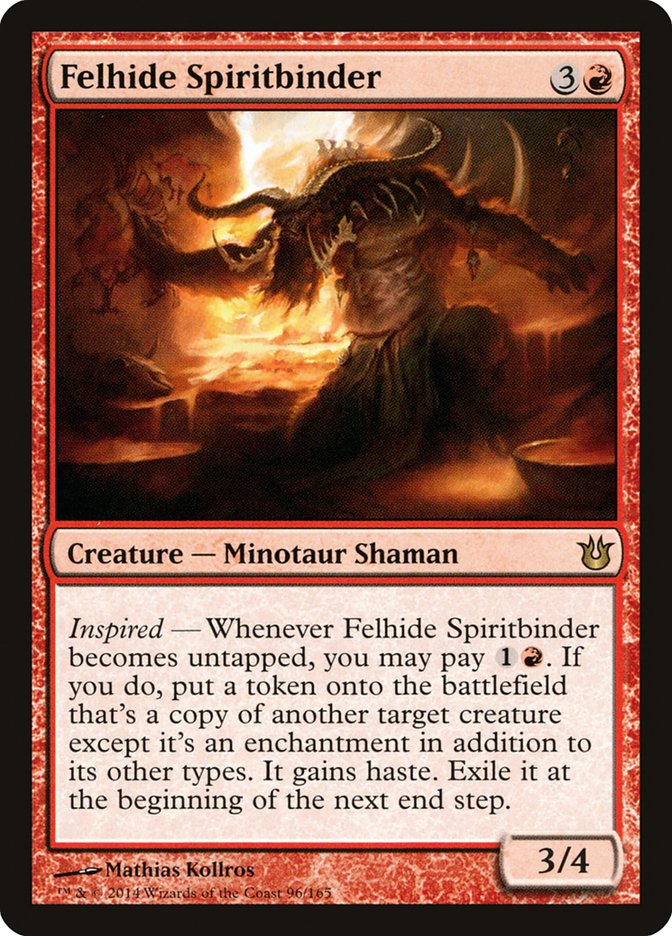 Felhide Spiritbinder [Born of the Gods] MTG Single Magic: The Gathering    | Red Claw Gaming