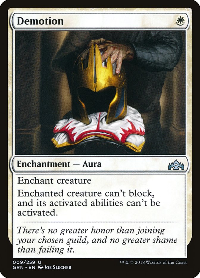 Demotion [Guilds of Ravnica] MTG Single Magic: The Gathering    | Red Claw Gaming