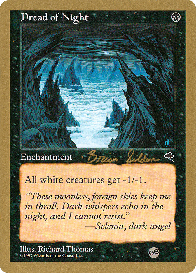 Dread of Night (Brian Selden) (SB) [World Championship Decks 1998] MTG Single Magic: The Gathering    | Red Claw Gaming