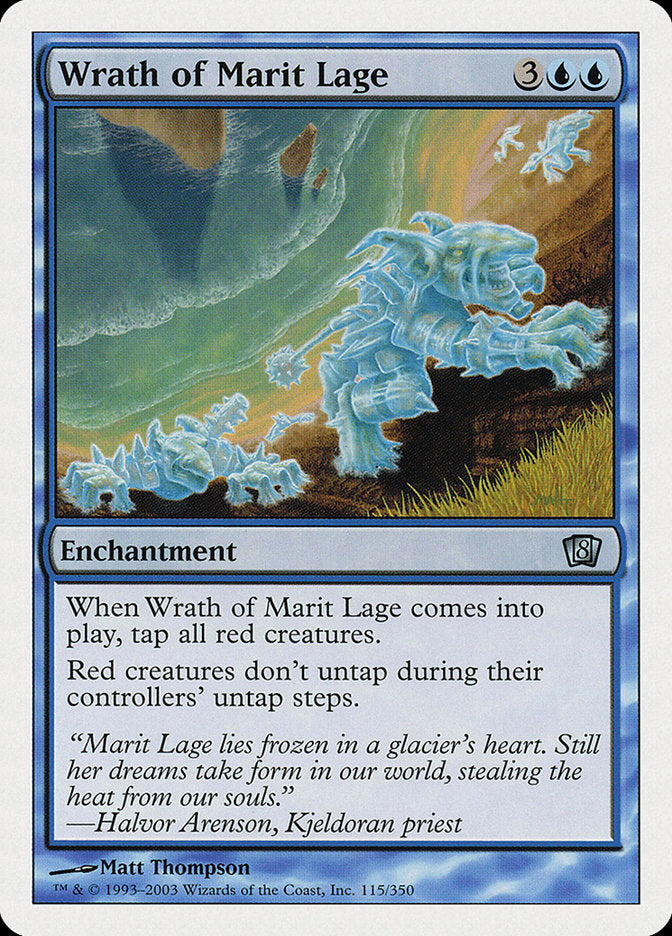 Wrath of Marit Lage [Eighth Edition] MTG Single Magic: The Gathering    | Red Claw Gaming