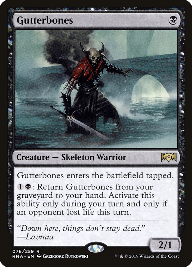 Gutterbones [Ravnica Allegiance] MTG Single Magic: The Gathering    | Red Claw Gaming