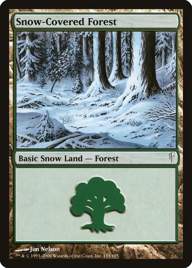 Snow-Covered Forest [Coldsnap] MTG Single Magic: The Gathering    | Red Claw Gaming