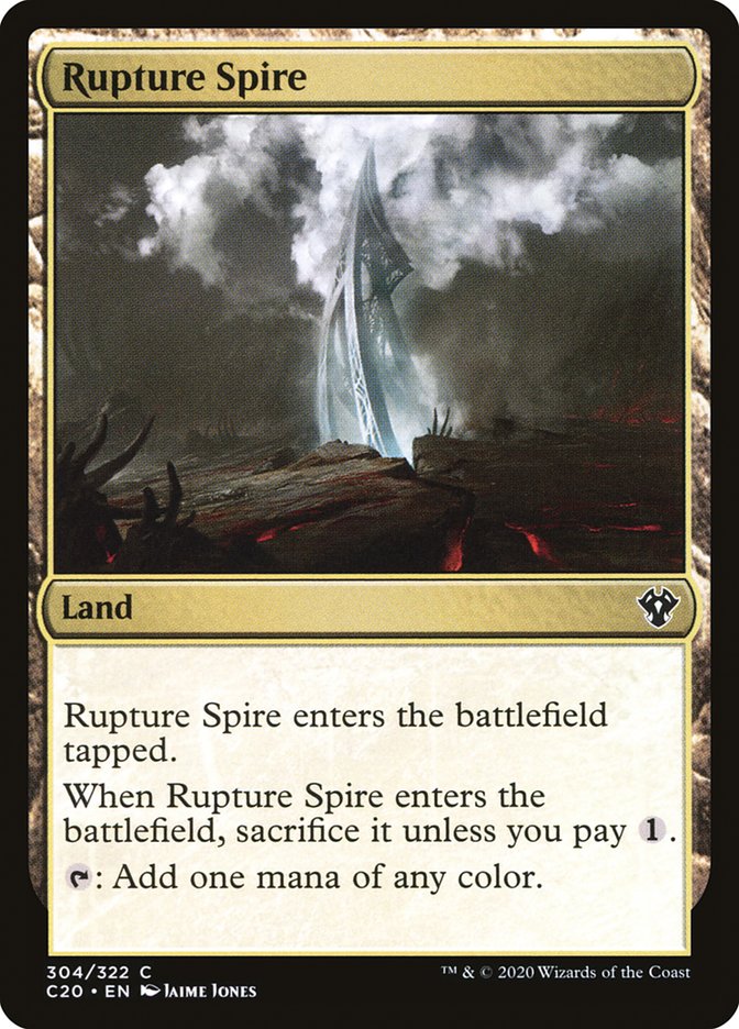 Rupture Spire [Commander 2020] MTG Single Magic: The Gathering    | Red Claw Gaming