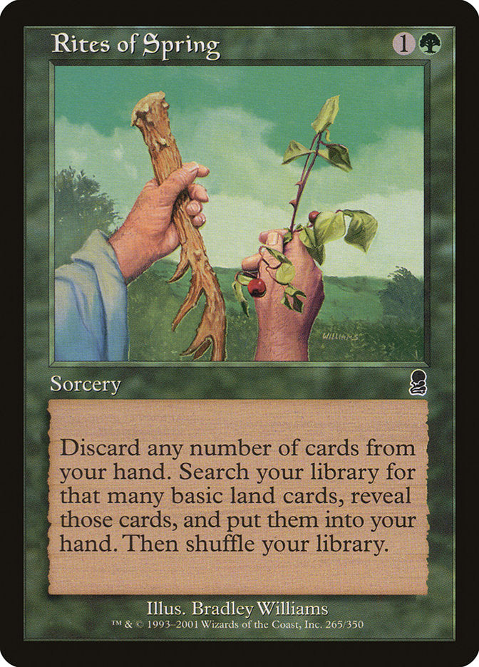 Rites of Spring [Odyssey] MTG Single Magic: The Gathering    | Red Claw Gaming