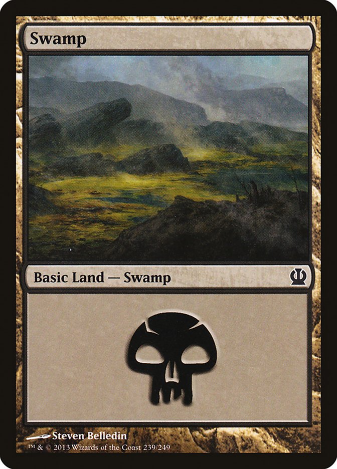 Swamp (239) [Theros] MTG Single Magic: The Gathering    | Red Claw Gaming