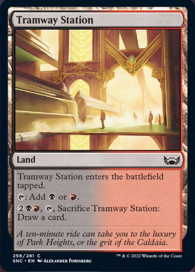 Tramway Station [Streets of New Capenna] MTG Single Magic: The Gathering    | Red Claw Gaming