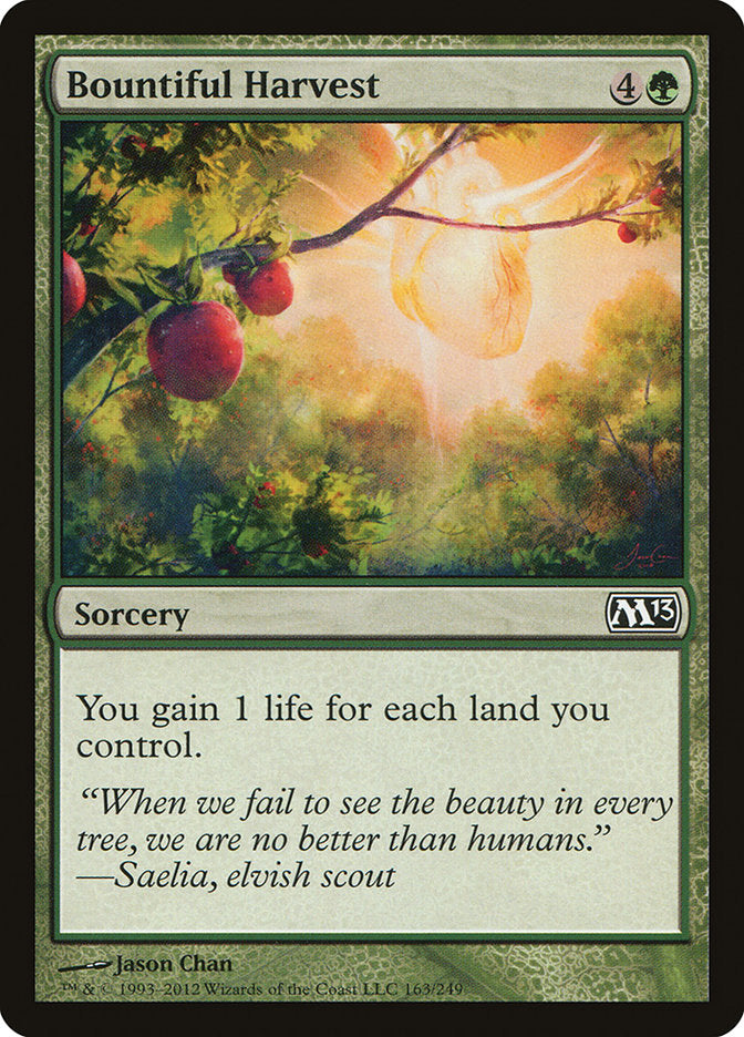 Bountiful Harvest [Magic 2013] MTG Single Magic: The Gathering    | Red Claw Gaming