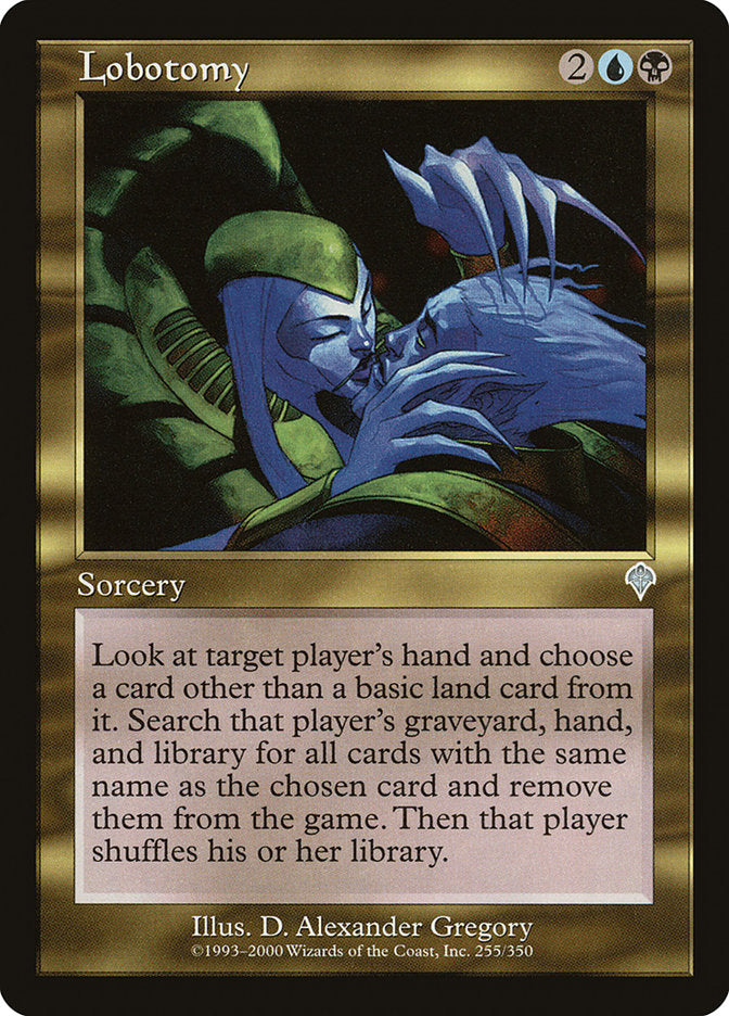 Lobotomy [Invasion] MTG Single Magic: The Gathering    | Red Claw Gaming