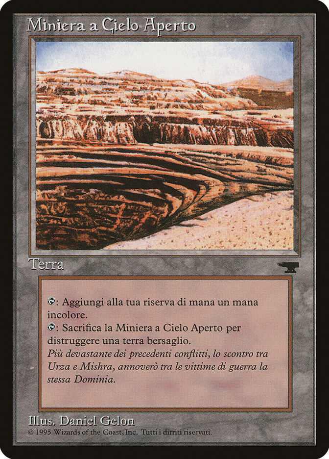 Strip Mine (Italian) - "Miniera a Cielo Aperto" [Rinascimento] MTG Single Magic: The Gathering    | Red Claw Gaming