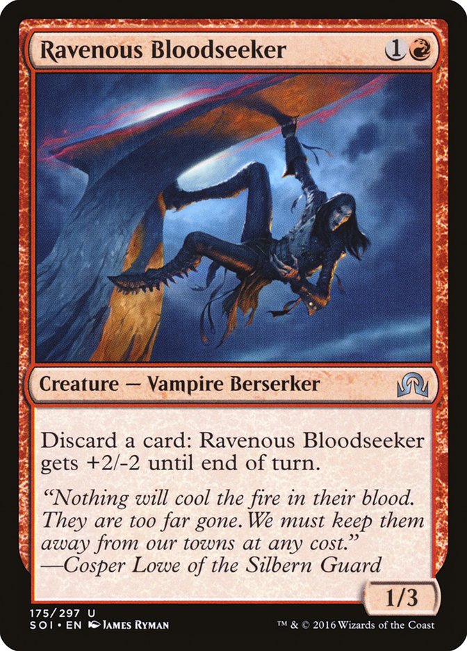 Ravenous Bloodseeker [Shadows over Innistrad] MTG Single Magic: The Gathering    | Red Claw Gaming