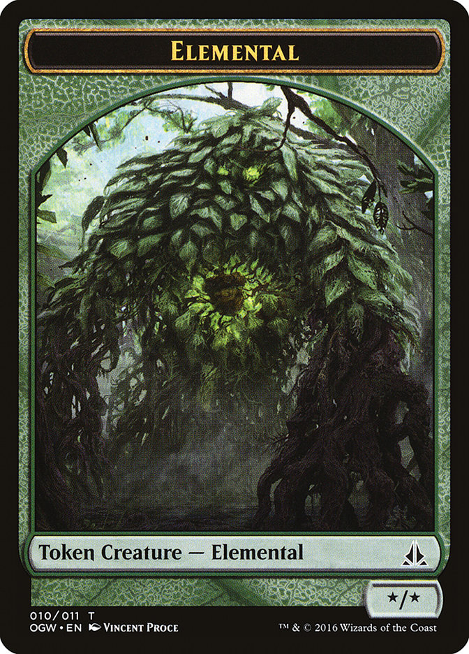 Elemental Token (010/011) [Oath of the Gatewatch Tokens] MTG Single Magic: The Gathering    | Red Claw Gaming