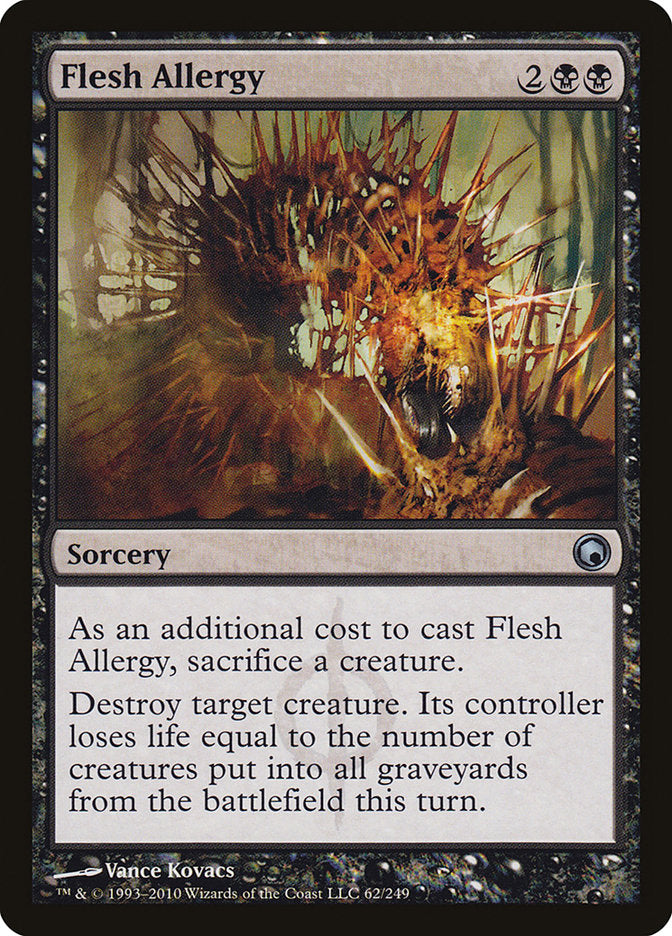 Flesh Allergy [Scars of Mirrodin] MTG Single Magic: The Gathering    | Red Claw Gaming