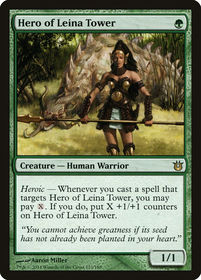 Hero of Leina Tower [Born of the Gods] MTG Single Magic: The Gathering    | Red Claw Gaming
