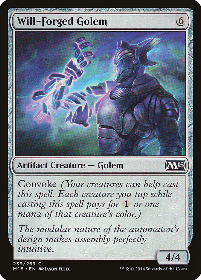 Will-Forged Golem [Magic 2015] MTG Single Magic: The Gathering    | Red Claw Gaming