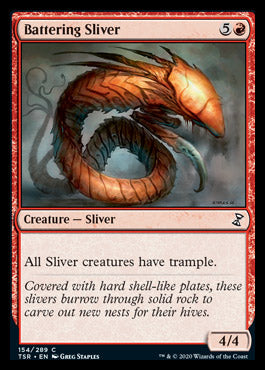 Battering Sliver [Time Spiral Remastered] MTG Single Magic: The Gathering    | Red Claw Gaming