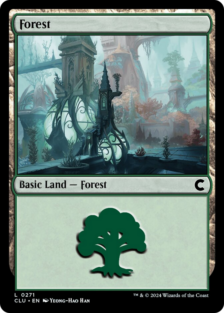 Forest (0271) [Ravnica: Clue Edition] MTG Single Magic: The Gathering    | Red Claw Gaming