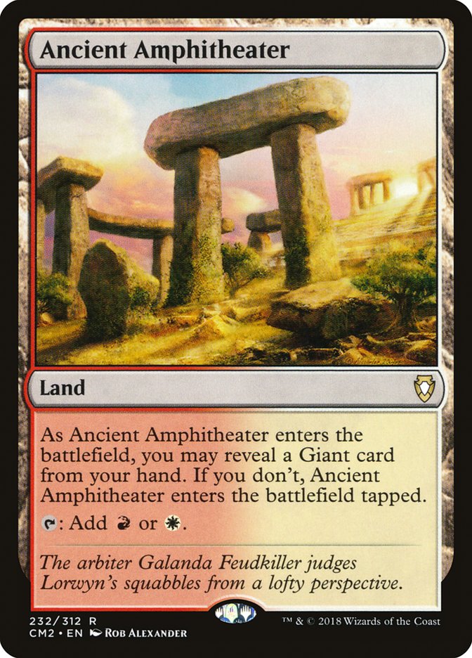 Ancient Amphitheater [Commander Anthology Volume II] MTG Single Magic: The Gathering    | Red Claw Gaming