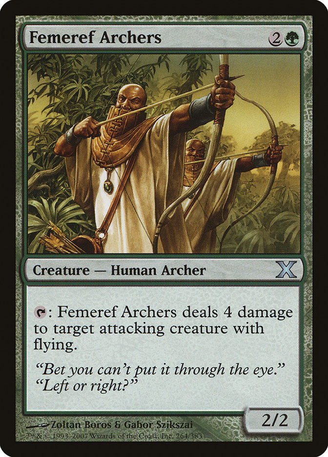 Femeref Archers [Tenth Edition] MTG Single Magic: The Gathering    | Red Claw Gaming