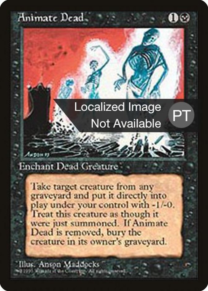 Animate Dead [Fourth Edition (Foreign Black Border)] MTG Single Magic: The Gathering    | Red Claw Gaming