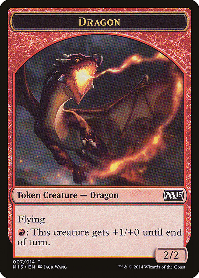 Dragon Token [Magic 2015 Tokens] MTG Single Magic: The Gathering    | Red Claw Gaming