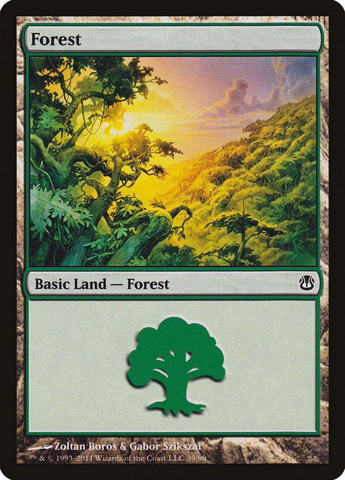 Forest (39) [Duel Decks: Ajani vs. Nicol Bolas] MTG Single Magic: The Gathering    | Red Claw Gaming