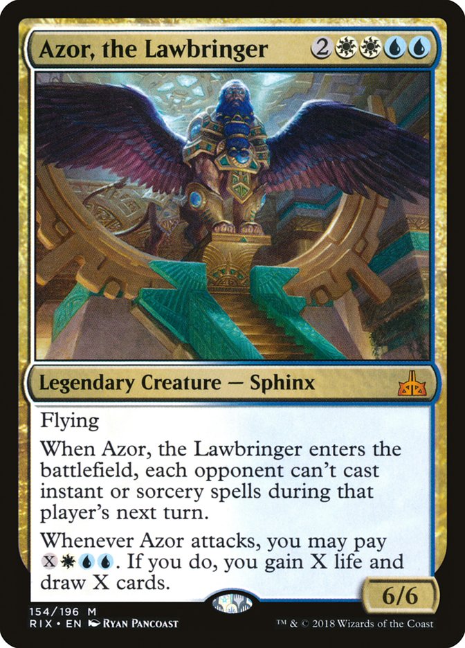 Azor, the Lawbringer [Rivals of Ixalan] MTG Single Magic: The Gathering    | Red Claw Gaming