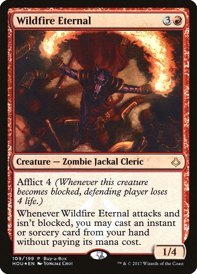 Wildfire Eternal (Buy-A-Box) [Hour of Devastation Promos] MTG Single Magic: The Gathering    | Red Claw Gaming