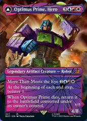 Optimus Prime, Hero // Optimus Prime, Autobot Leader (Shattered Glass) [Transformers] MTG Single Magic: The Gathering    | Red Claw Gaming