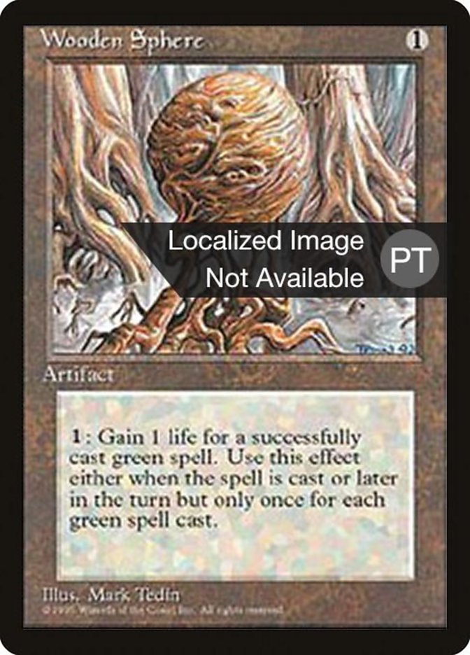 Wooden Sphere [Fourth Edition (Foreign Black Border)] MTG Single Magic: The Gathering    | Red Claw Gaming