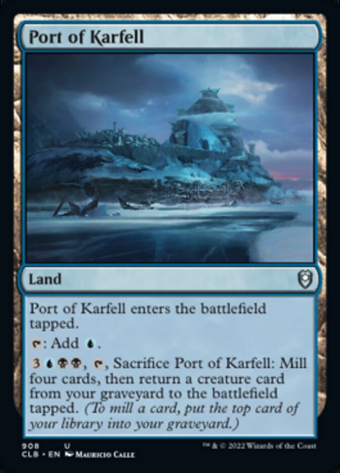 Port of Karfell [Commander Legends: Battle for Baldur's Gate] MTG Single Magic: The Gathering    | Red Claw Gaming