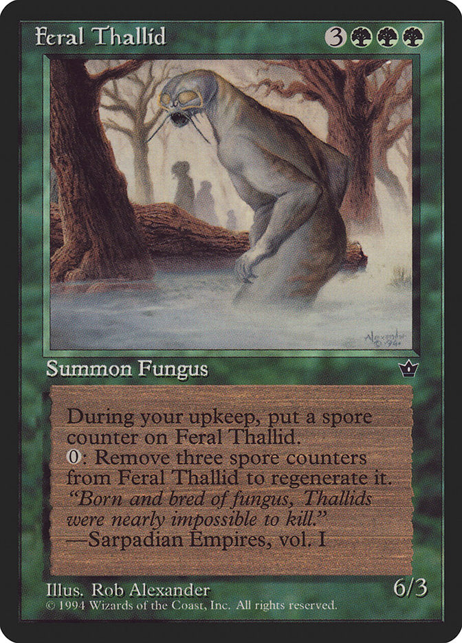 Feral Thallid [Fallen Empires] MTG Single Magic: The Gathering    | Red Claw Gaming