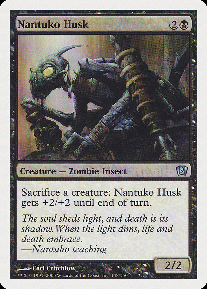Nantuko Husk [Ninth Edition] MTG Single Magic: The Gathering    | Red Claw Gaming