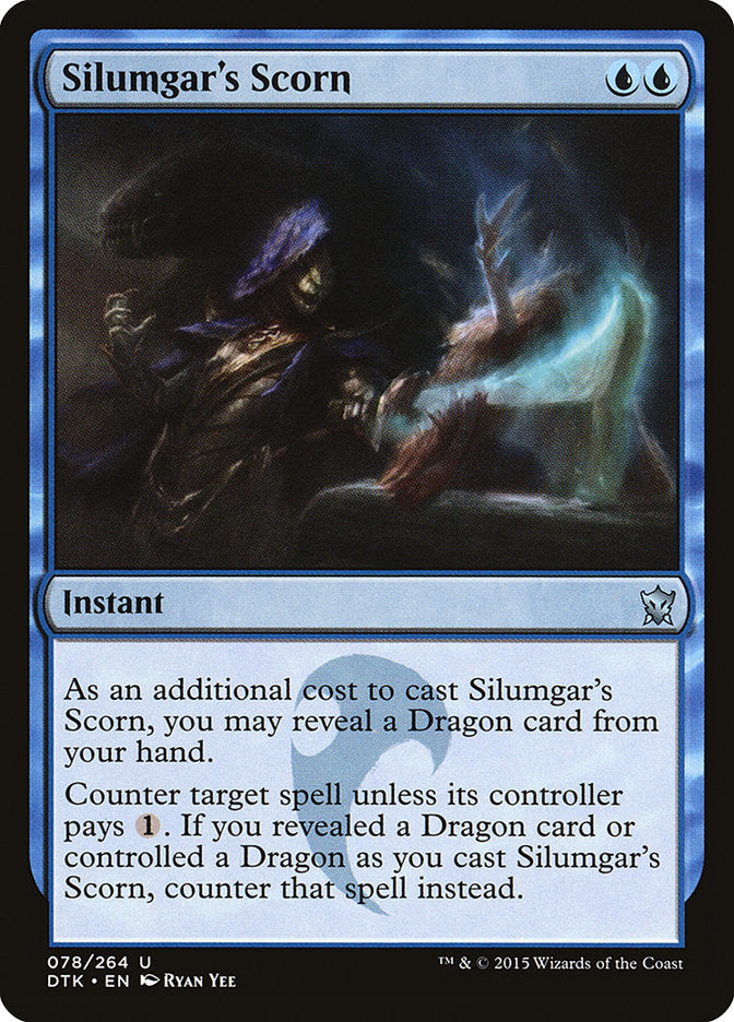 Silumgar's Scorn [Dragons of Tarkir] MTG Single Magic: The Gathering    | Red Claw Gaming