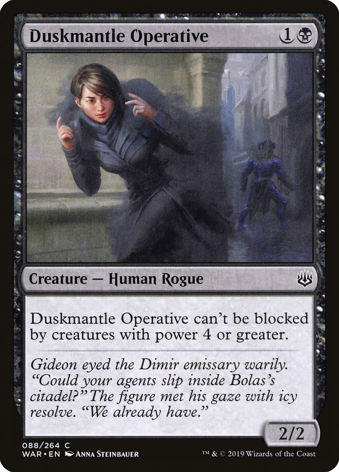 Duskmantle Operative [War of the Spark] MTG Single Magic: The Gathering    | Red Claw Gaming