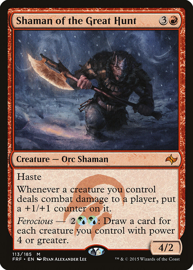 Shaman of the Great Hunt [Fate Reforged] MTG Single Magic: The Gathering    | Red Claw Gaming