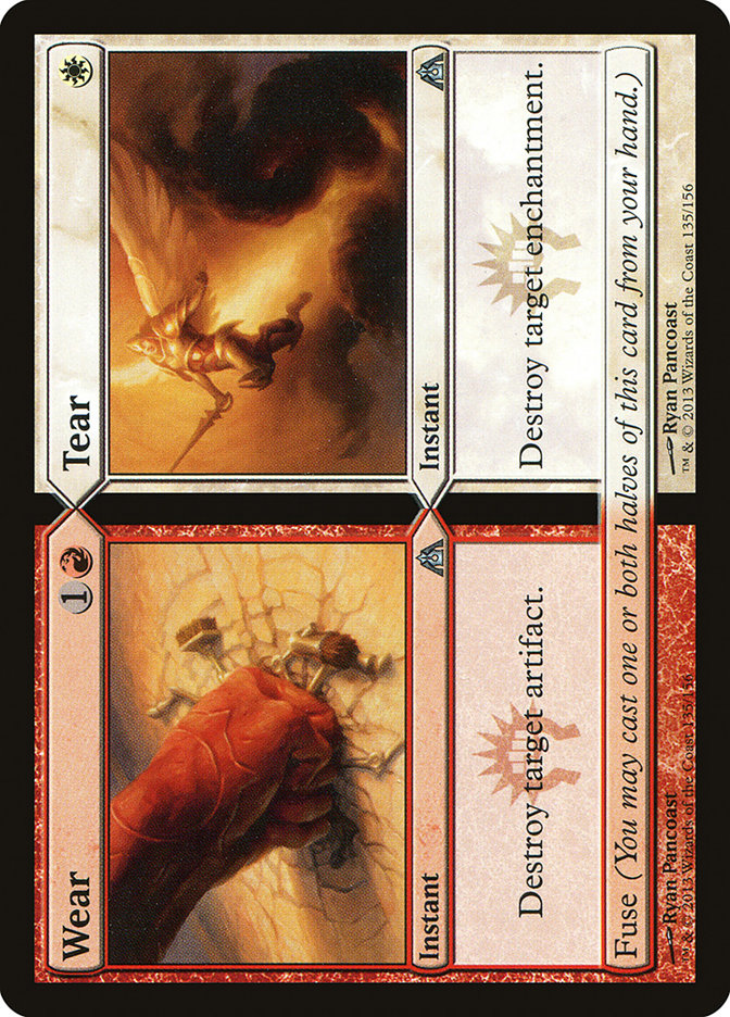 Wear // Tear [Dragon's Maze] MTG Single Magic: The Gathering    | Red Claw Gaming