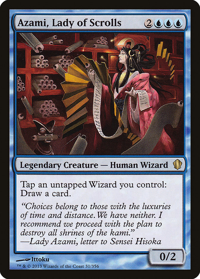 Azami, Lady of Scrolls [Commander 2013] MTG Single Magic: The Gathering    | Red Claw Gaming