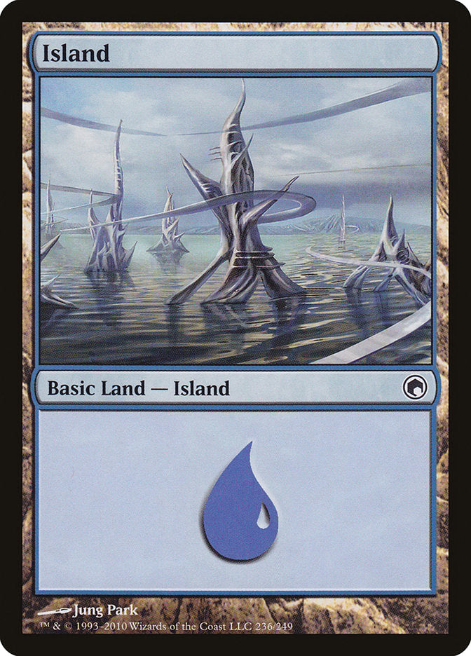 Island (236) [Scars of Mirrodin] MTG Single Magic: The Gathering    | Red Claw Gaming