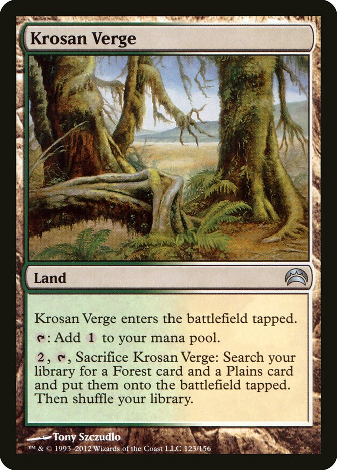 Krosan Verge [Planechase 2012] MTG Single Magic: The Gathering    | Red Claw Gaming