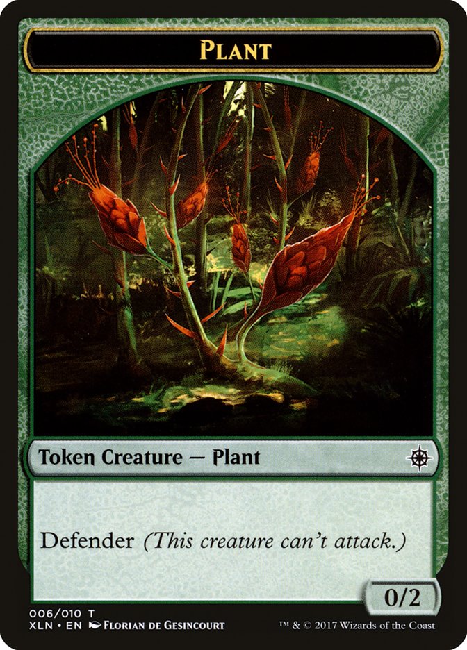 Plant Token [Ixalan Tokens] MTG Single Magic: The Gathering    | Red Claw Gaming