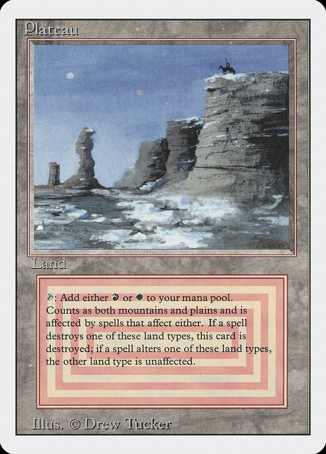 Plateau [Revised Edition] MTG Single Magic: The Gathering    | Red Claw Gaming