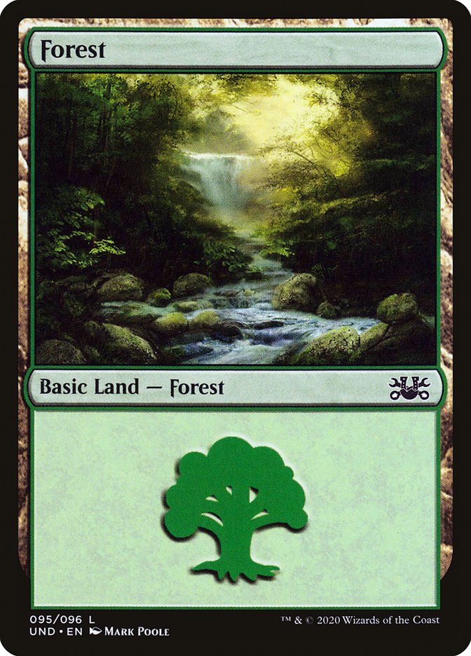 Forest (95) [Unsanctioned] MTG Single Magic: The Gathering    | Red Claw Gaming