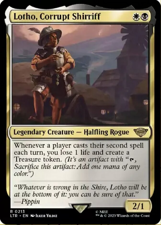 Lotho, Corrupt Shirriff [The Lord of the Rings: Tales of Middle-Earth] MTG Single Magic: The Gathering    | Red Claw Gaming